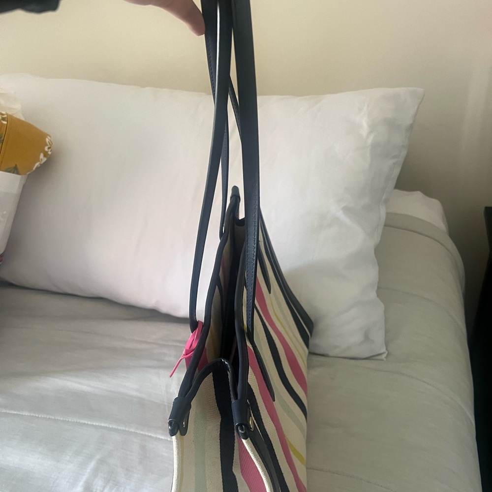 Kate Spade Striped Multicolor Tote Bag - Picture 4 of 8